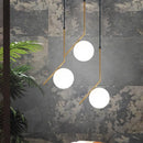 Axyaa Modern Simple Indoor LED Chandelier Ceiling Lamp for Living Room