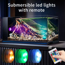 Axyaa RGB Underwater Submersible Lights - 3 LEDs, CR2032 Battery, Aquarium, Garden, Swimming Pool