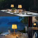 Axyaa Fabric Table Lamp: Rechargeable Three-speed Dimming Atmosphere Lighting for Bedroom