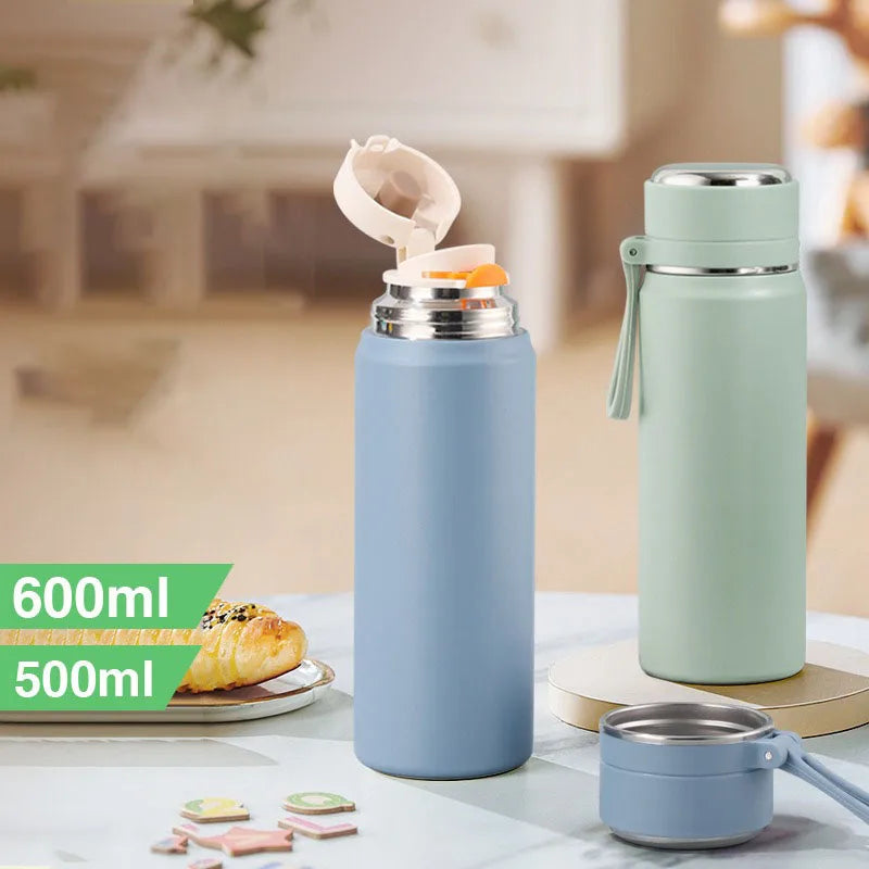 Axyaa Stainless Steel Vacuum Flask Cold&Hot Cup Double Wall Thermal Travel Mug