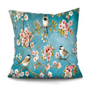 Axyaa Bird Oil Painting Cushion Cover - Chinese Style Home Decor