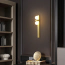 Axyaa Gold Luxury Round Bedroom Wall Sconce for Modern Living Room Aisle Bedside