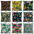 Axyaa Botanical Garden Floral Leaves Print Pillow Case Cover