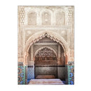 Morocco Door Arabic Art Canvas Poster by Axyaa for Home Decor