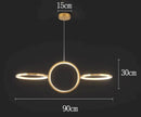 Axyaa Modern LED Chandelier Pendant Light for Dining Room Ceiling Lamp