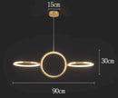 Axyaa Modern LED Chandeliers for Dining Room Pendant Lights Ceiling Lamp