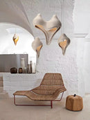 Axyaa French Gypsum Conch Pendant Lamp - Wabi Sabi Style Bedroom & Living Room Lighting