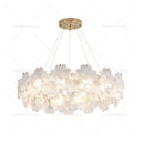 Axyaa Elegant French Clover Chandelier with Crystal Lighting