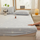 Axyaa 2025 Warm Fleece Fitted Sheet Set, Cozy Mattress Cover & Pillowcase, 3D Flower Design