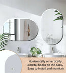 Axyaa Oblong Mirror: Elegant Accent for Living Room, Bathroom, Dining Room & Hallway
