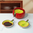 Axyaa Apple Shape Ceramic Seasoning Dish Set