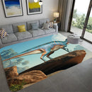 Axyaa Dinosaur Fossil 3D Floor Mat: Premium Design for Living Room & Children's Bedroom