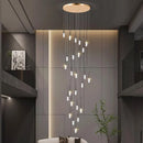 Axyaa Crystal Chandeliers for Modern Villas and Staircases