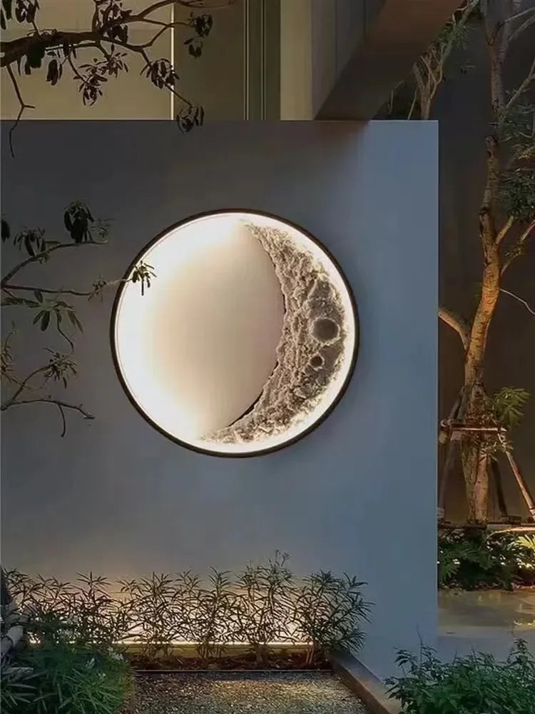 Axyaa Modern Moon LED Wall Light for Corridor & Bedroom Decoration