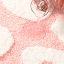 Axyaa Pink Microfiber Bath Mat 50x80cm Soft Non-Slip Fluffy Absorbent Funny Bathroom Rug