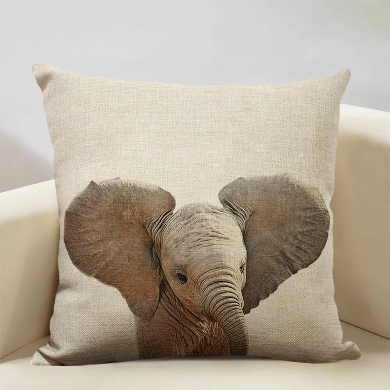 Animal Print Cushion 45x45cm for Sofa, Car Seat & Living Room Decor by Axyaa