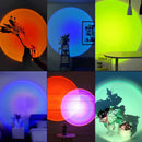 Axya Sunset Lamp Projector: USB LED Night Light for Home Decor, Living Room Wall, Photography