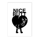 Axyaa Abstract Humour Woman Canvas Print Wall Art Bathroom Decor