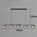Axyaa Crystal Chandelier Pendant Light for Living Room and Bedroom