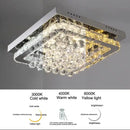 Axyaa Crystal Light with Remote Control, Color Changing LED Ceiling Light