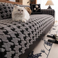 Axyaa Bohemian Jacquard Plush Throw Blanket for Sofa & Furniture protection