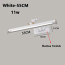 Axyaa Modern Metal Wall Lamp with Foldable Mirror Sconce Light for Bedroom