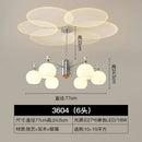 Axyaa Cream Nordic Retro Chandelier for Living Room, Bedroom, Dining Room