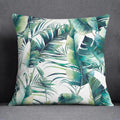 Axyaa Dark Green Floral Animal Pattern Pillow Case for Modern Home Decor