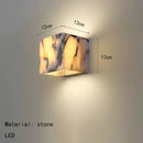 Axyaa Stone Wall Light Sconce for Parlor Bathroom Bedroom Aisle
