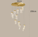 Axyaa LED Ceiling Chandelier Lighting for Modern Bedroom and Dining Room