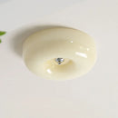 Axyaa Cream White Glass LED Ceiling Lamp - Nordic Style Home Decor