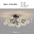 Axyaa Starry Glass Ball Ceiling Chandelier - Modern Home Indoor Decor