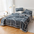 Axyaa Cotton Summer Quilt 4-Piece Set, Single Size, Thin and Washable