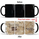 Axyaa Marauder Map Color Changing Cup Mug - Magic Heat Sensitive Tea Coffee Gift
