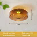 Axyaa Antique Glass Ceiling Light for Retro Corridor Hallway Foyer & Balcony