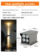 Axyaa Outdoor LED Wall Wash Spotlight for Upper & Lower Luminous Facade Building
