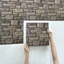 Axyaa 3D Faux Stone Peel and Stick Wall Panels - Set of 10