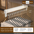 Axyaa Extendable Clothes Rail | Top Mount Wardrobe Hanger | Adjustable Trouser Organiser