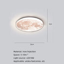 Axyaa Moon Ceiling Light: Nordic Modern Bedroom LED Lamp for Home Decor