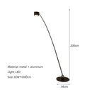 Axyaa Modern Fishing Floor Lamp for Villa Parlor Bedroom Hotel Living Room