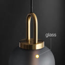 Axyaa Nordic Glass Ball Pendant Light for Luxury Home Decor