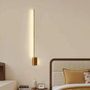 Axyaa Walnut Wood Grain Wall Lamp for Retro Style Bedroom Decoration