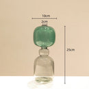 Axyaa Double Glazing Stained Glass Vase Hydroponics Terrarium Home Decoration