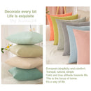 Axyaa Cotton Linen Pillow Cover Set for Home, Sofa & Car