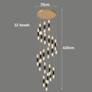 Axyaa Nordic Stair Chandelier, Living Room Pendant Lights, Ceiling Light - Indoor Lighting