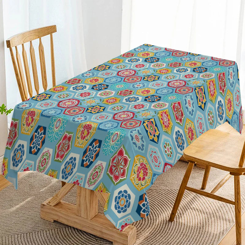 Axyaa Geometric Mandala Bohemia Table Runner - Elegant Dining & Wedding Decor