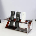 Acrylic Remote Control Organizer Holder Rack by Axyaa - Clear Display Box