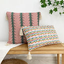 Axyaa Plaid Cotton Linen Holiday Throw Pillowcase for Home Sofa Decor