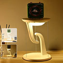 Axyaa LED Desk Lamp: Wireless Charging & Stepless Dimming Control, Night Light & Bedroom Decor