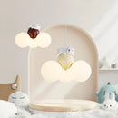 Axya Teddy Bear Chandelier: Warm, Eye Protection Light for Children's Room